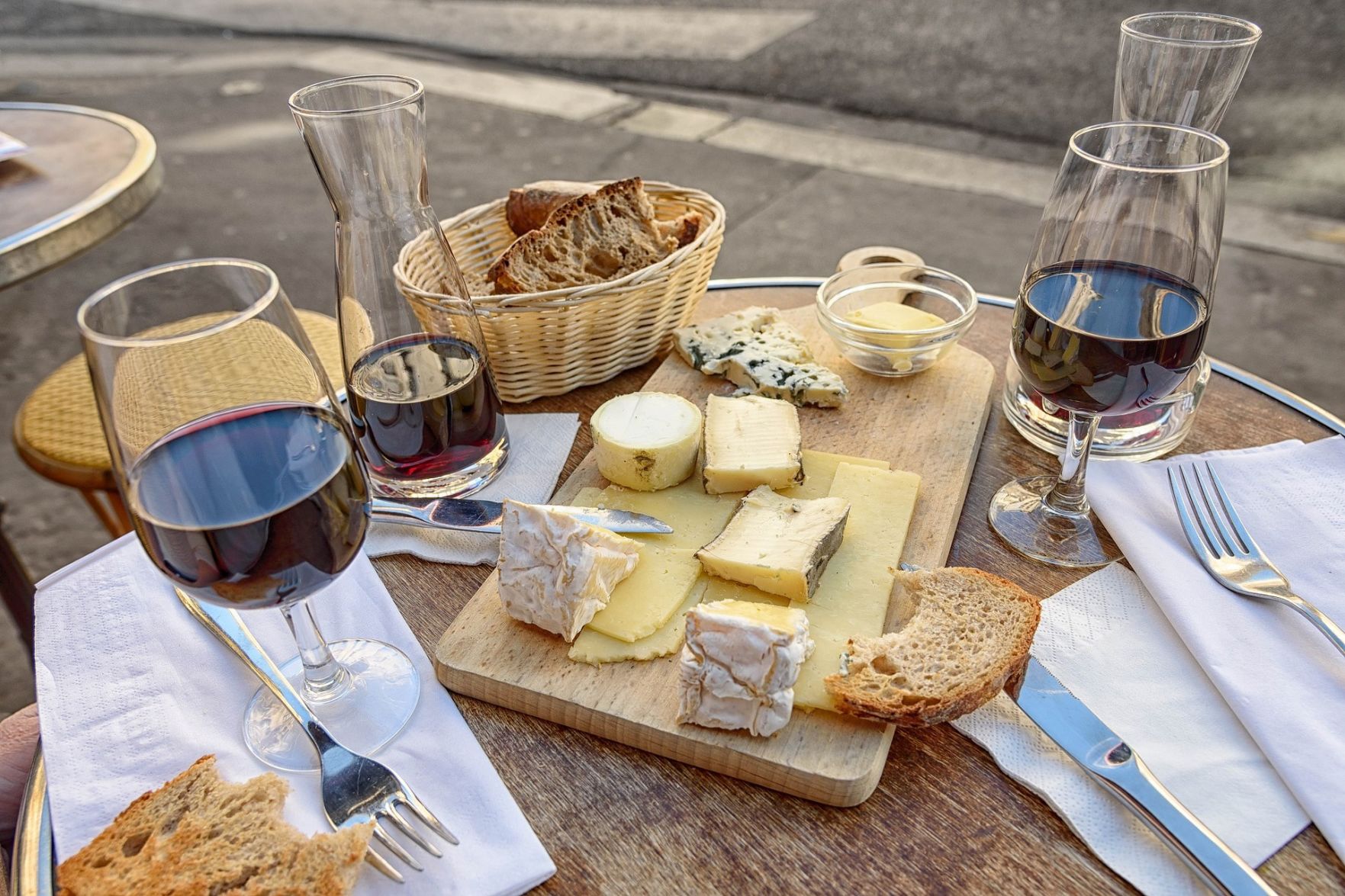 Wine and cheese